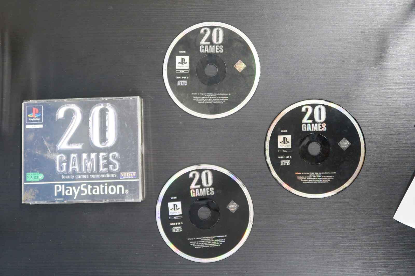 20 games Family Compendium PS1 Sans notice PAL FR Sony PlayStation 1