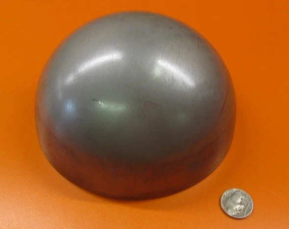 Mezza sfera/sfere in acciaio inox 304 diametro 6,0" x altezza 3,00", 1 pezzo  - Immagine 3 di 4