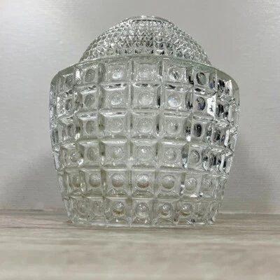 Ancien Globe Plafonnier Verre Vintage Art Déco Diamètre 15cm - Photo 1/4