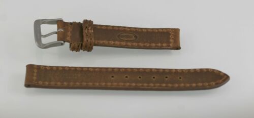 Bracelet de remplacement de montre unisexe en acier inoxydable marron fossiles 14 mm - Photo 2 sur 2