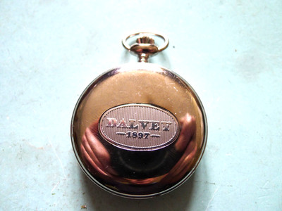 Dalvey 1897 Qtz Chrome Hunter Pocket Watch.. 50mm  Beautiful Dial.. Working