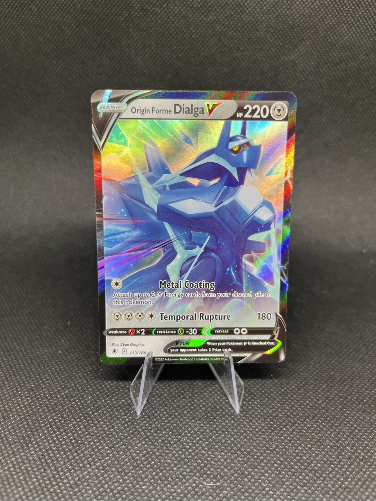 Origin Forme Dialga V 113/189 - Astral Radiance - Pokemon TCG - Ultra Rare