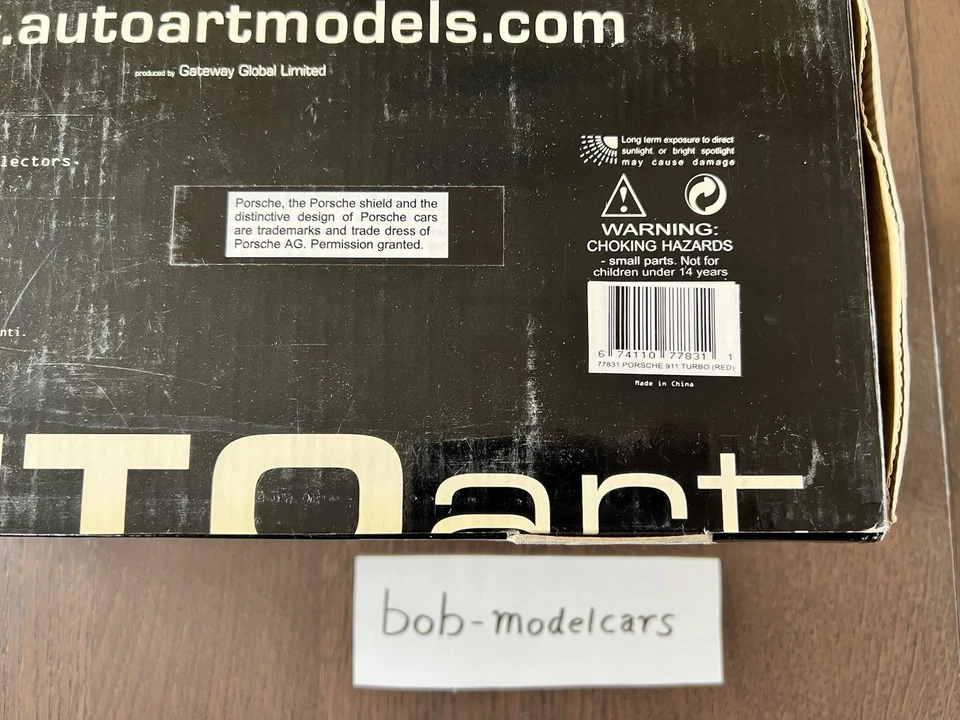 AUTOart 1:18 77831 - Porsche 911 996 Turbo - Red - Immagine 2 di 4