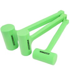 25517 3 Piece Dead Blow Hammer Set 12 Lb. 1 Lb. And 2 Lb. Non Marring Ma...