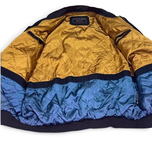 Paul & Shark Bomber Jacket Size XL Navy Blue image 3