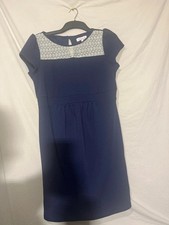 Women’s Red Herring Maternity Knee Length Navy Dress Size 12