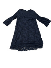 Isabel Maternity by Ingrid & Isabel Large Black Floral Lace Dress Target