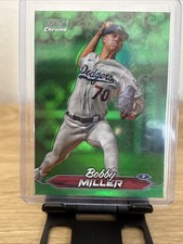 2024 Topps Stadium Club - Bobby Miller #102 Chrome Green Refractor