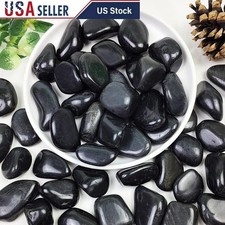 Natural Polished Pebbles Plant Drainage Aquarium Landscaping Massage 1-2 Inch US