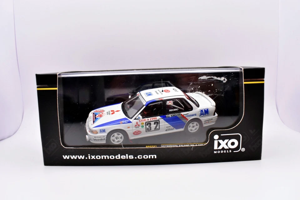 modellino auto rally scala 1:43 Mitsubishi galant VR 4 evo modellismo statico - Immagine 2 di 4