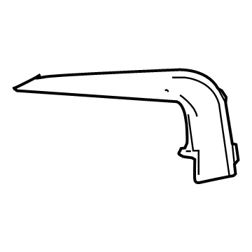 Honda 71108-TG7-A50 L. FR. PARAGOLPES GUARNISH B 2019 2020 2021 2022 Pilot Foto 2 de 3