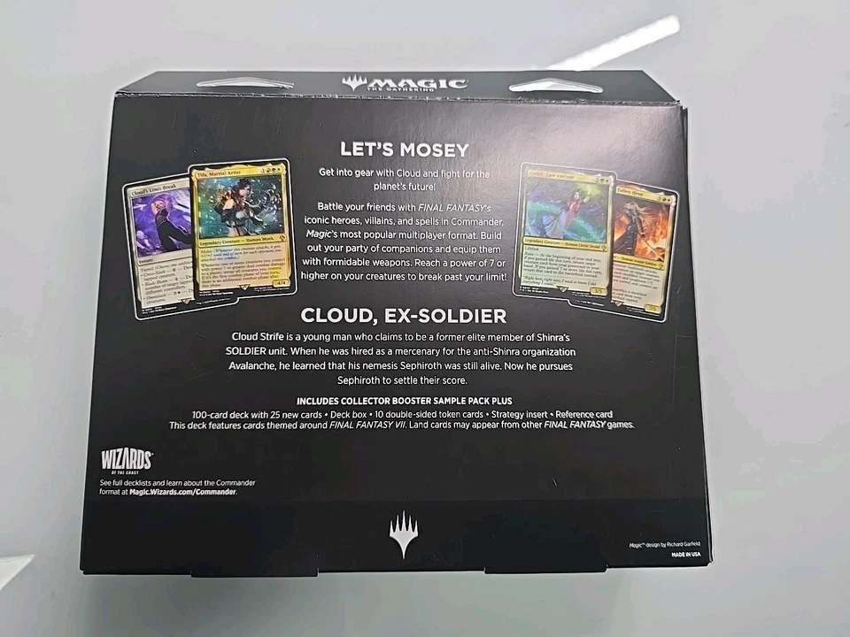 Magic The Gathering Final Fantasy VII 7 Commander Deck Limit Break Sealed - Image 2 of 2