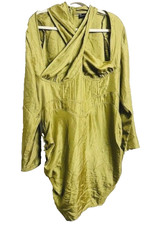 PrettyLittleThings Silky Bodycon Criss Cross Chest Ruched Cocktail PartyDress 16