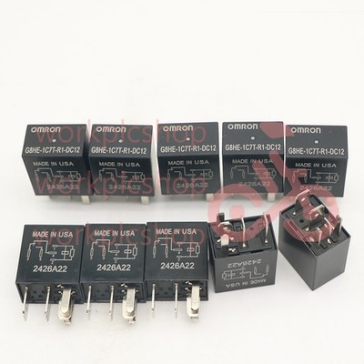 10PCS New Omron G8HE-1C7T-R1-DC12 12VDC 5 Pins High Current Automotive Relay #US