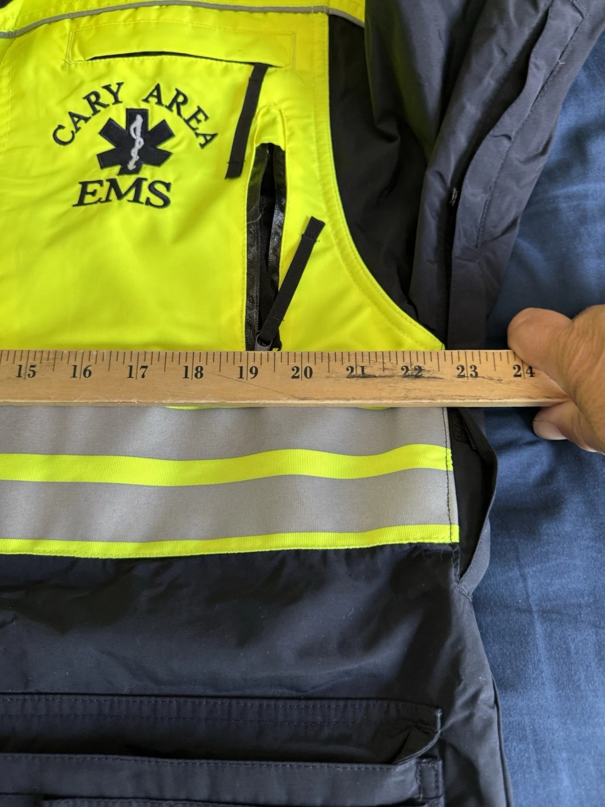 Men’s Hi-Vis Responder 5.11 Tactical Jacket Yellow Size Medium - product detail image 11