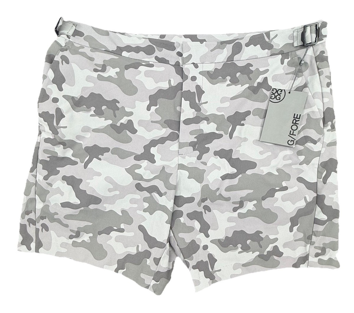 Short homme G/Fore gris camouflage Tech Tab 4 voies stretch