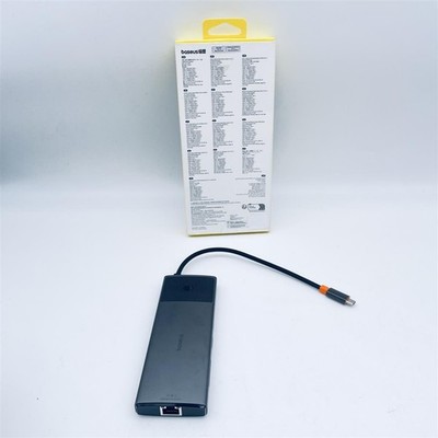 Baseus Docking Station Dual Monitor, 10 Gbps 10 in 1 Docking Station mit 2 HDMI 