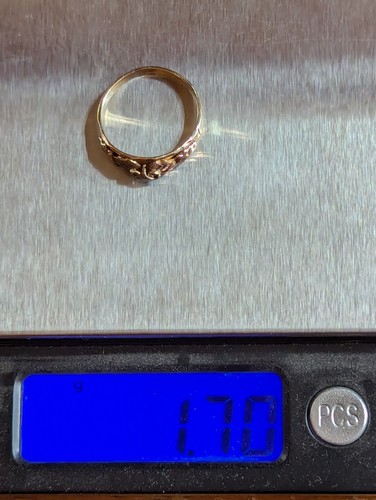 Vintage J Co 10k Black Hills Gold Ring 12k Gold Trim Size 4.75 - Picture 16 of 24