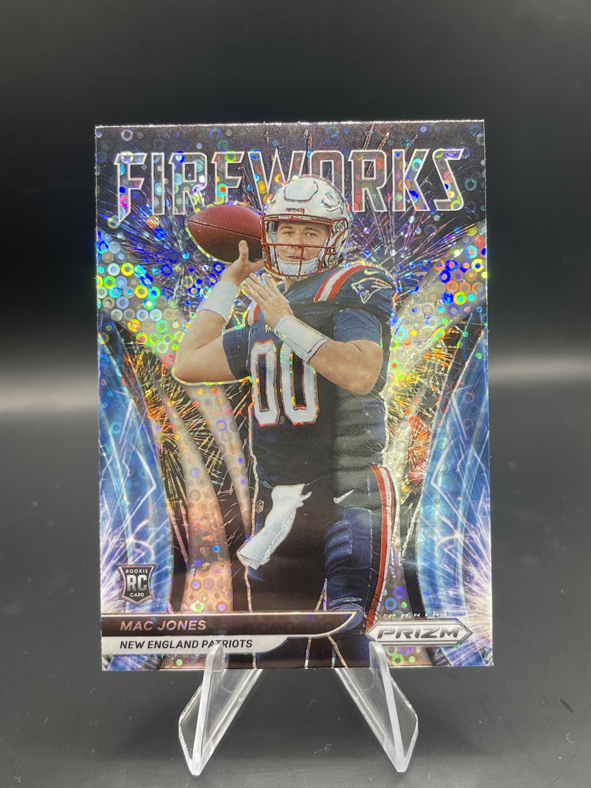 2021 Panini Prizm - Fireworks Mac Jones #F-25 No Huddle Prizm (RC)