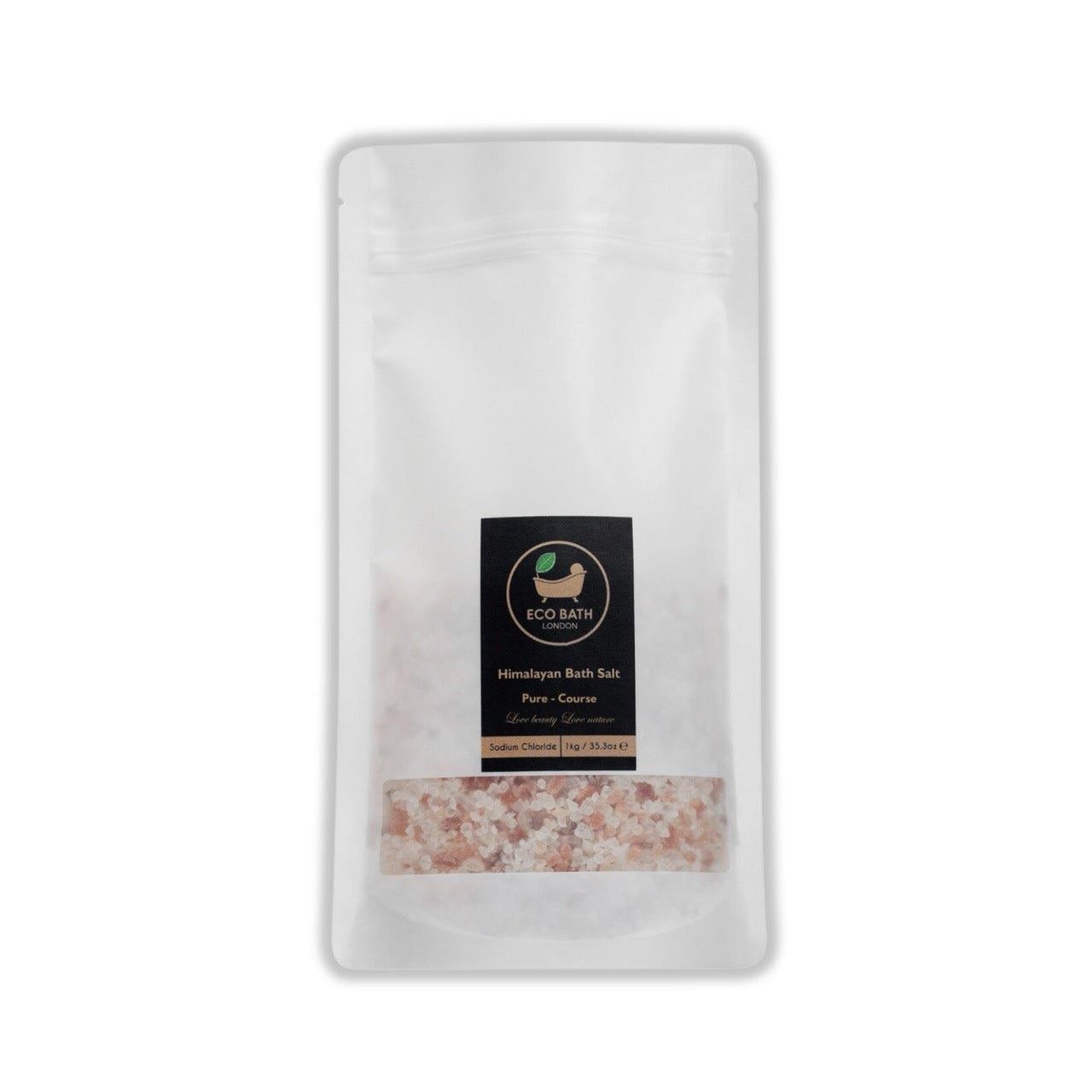 Himalayan Bath Salt Coarse Grade 1kg Pink Bath Soak Luxury Pamper Gift For Her