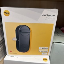 Yale - Linus Smart Lock - Mattschwarz (05/101200/MB) - Schl&uuml;sselloses T&uuml;rschloss