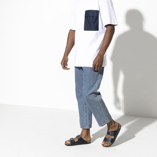 BIRKENSTOCK Unisex Arizona Soft Footbed Blue Oiled Nubuck Leather (regular width - 第 9/9 張圖片