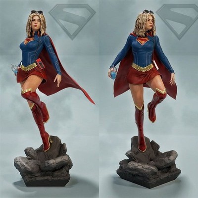 Super Girl 3D Printing Unassembled Unpainted Resin Model Kits Garage Kits