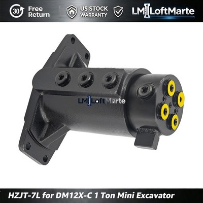 HZJT-7L Hydraulic Swivel Joint for DM12X-C 1 Ton Mini Excavator Rotary Center