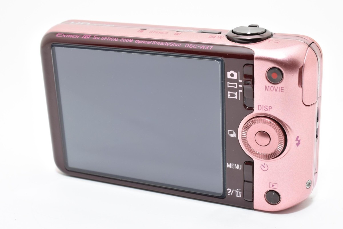 SONY Cyber-Shot DSC-WX7 Pink Digital Camera 16.2MP 5x zoom