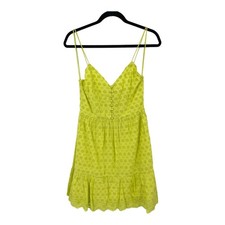 Alice + Olivia dress Fae Eyelet Embroidered minidress size 6