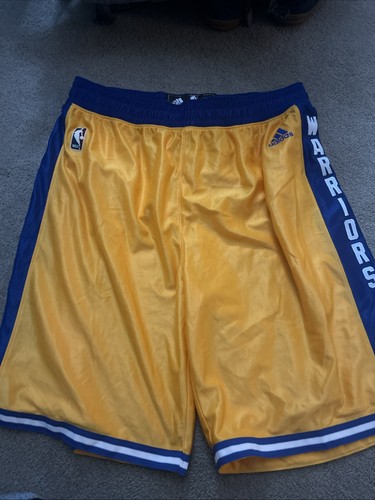 Adidas Golden State Warriors Basketball Shorts XL Gold