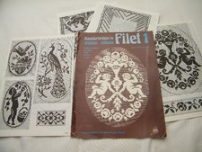 Kreuzstich Filet-Häkeln Stickbilder Handarbe...