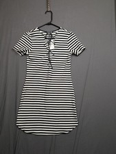 Fashion Nova Women's Stripe Dress Mini Size Medium