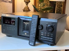 Sony MegaStorage CDP-CX355 300 Disc CD Player Changer w/ Remote Tested Working