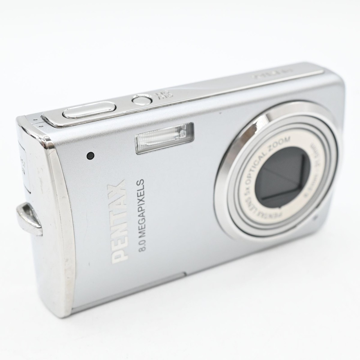 PENTAX OPTIO M50 Digital Camera Silver 8MP Optical 5x Zoom Compact
