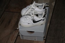 Nike Athletic Toddler Shoes Size 4C Air Force 1 LV8 Utility AV4273-100 Blk/Wht