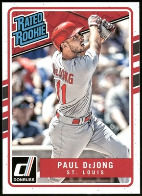 2017 Panini Chronicles #245 Paul DeJong Donruss Rated Rookies