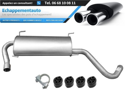 Silencieux arrière Citroën Jumper III 2.2 HDi pour stopper le bruit