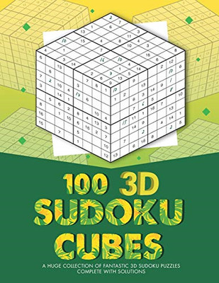 100 3D Sudoku Cubes - Paperback / softback NEW Media, Clarity 06/11/2018