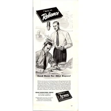 Reliance Manufacturing Company Chicago IL 1940s WWII Era Clipping SV29-4