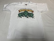 Vintage Castroville Artichoke Fruit Of The Loom Shirt Boys 14-16 90s California