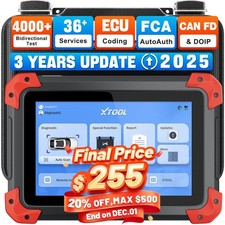2025 XTOOL D7 Car Bidirectional Scanner Full ...