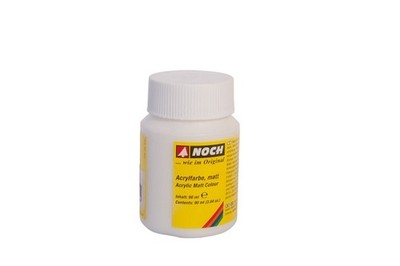 NOCH 61190 - G,0,H0,H0E,H0M,TT,N,Z Acrylfarbe, matt, weiß