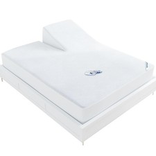 Split Head King Size Mattress Protector Waterproof,for Adjustable Bed, 34" To...