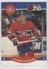 1990-91 Pro Set Sylvain Lefebvre #472 0s5