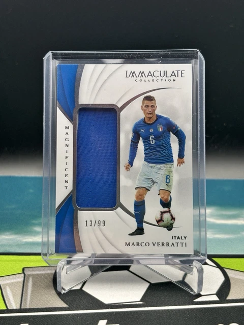 2019 PANINI Immaculate Soccer Player Worn /99 Relic Card Marco Verratti Italy
