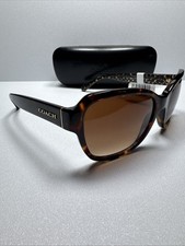 Coach HC8232 56 17 140 3N Brown Tortoise Sunglasses JJ17