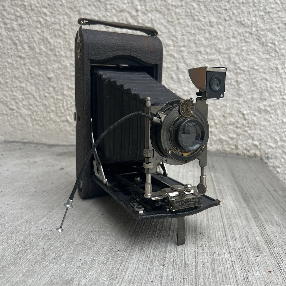 Using a converted 1908 Kodak camera with 120 film