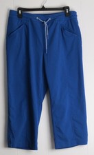 Chico's Weekends Blue Capri Pants Size 1 8 S Stretch 157