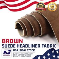 Headliner Fabric Suede with Foam-Backed Roof Panel Lining Upholstery Renew